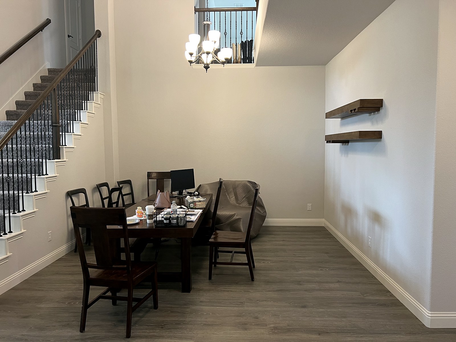 Strait Lane before — existing entry and living space