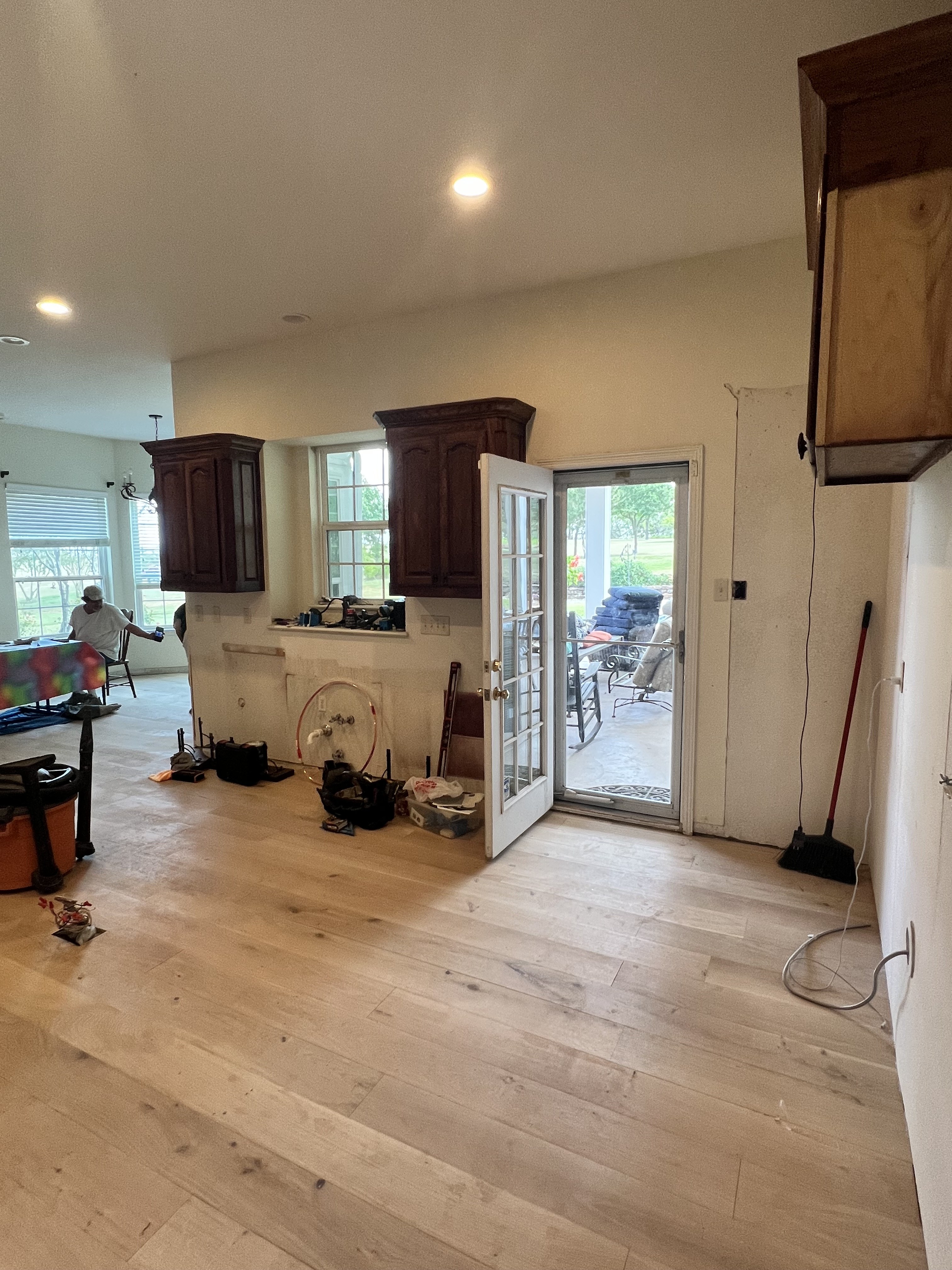 Sugar Ridge kitchen before renovation — existing layout with dark cabinetry